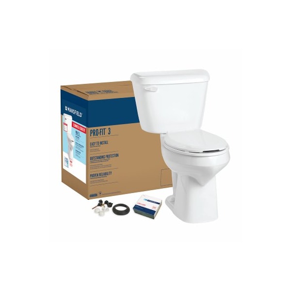 Mansfield Plumbing Products Prof3 Bone Toilet To Go 4137CTKBON